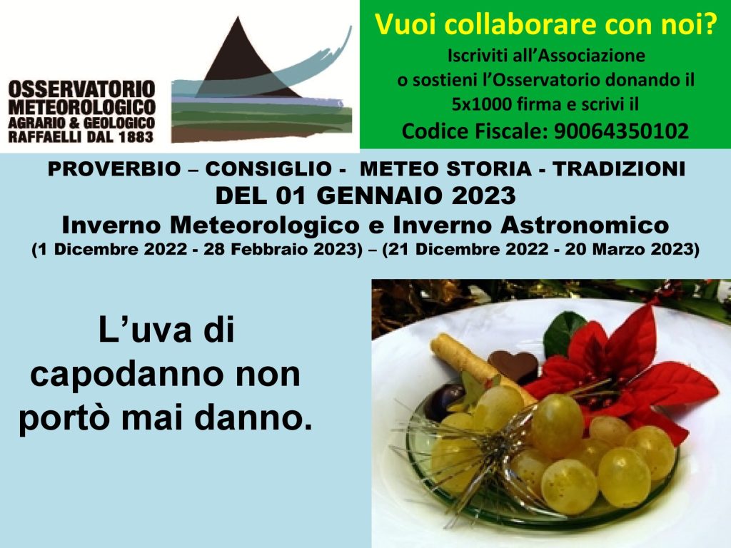 Proverbio del 01 Gennaio 2023