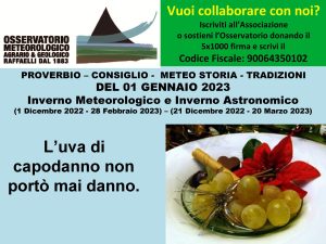 Proverbio del 01 Gennaio 2023