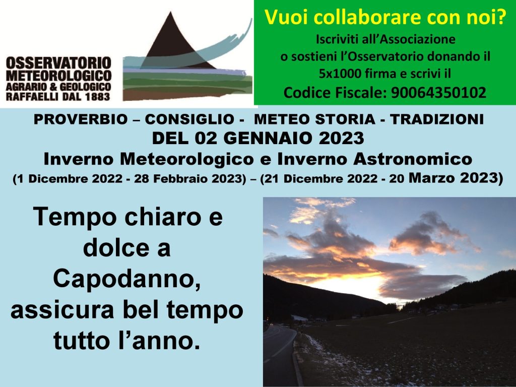 Proverbio del 02 Gennaio 2023