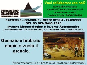 Proverbio del 03 Gennaio 2023