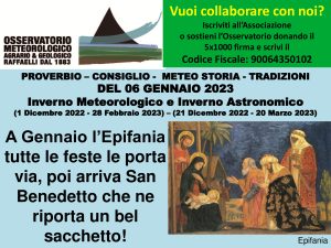 Proverbio del 06 Gennaio 2023