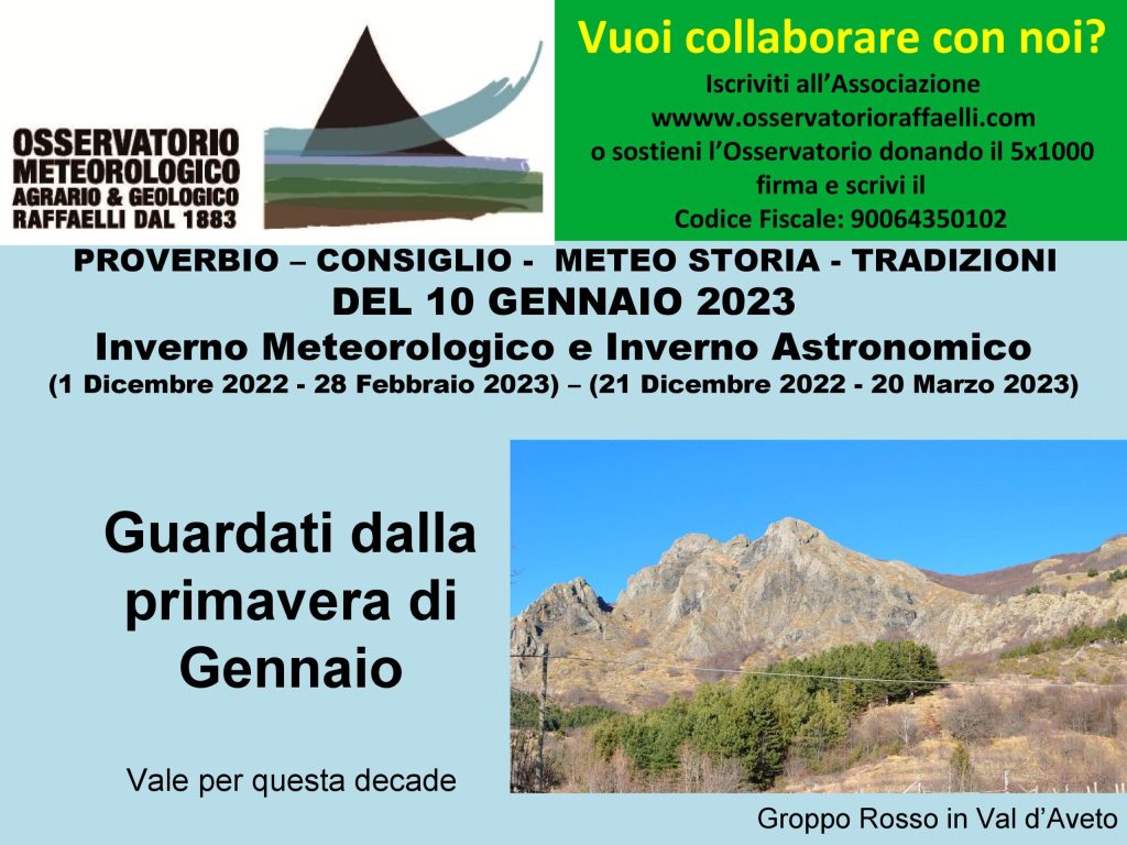 Proverbio del 10 Gennaio 2023
