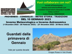 Proverbio del 10 Gennaio 2023