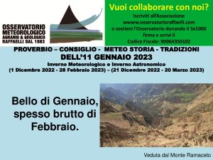 Proverbio del 11 Gennaio 2023