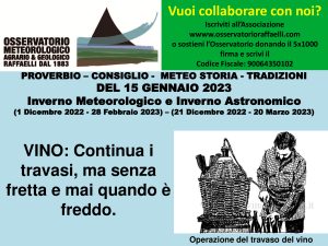 Proverbio del 15 Gennaio 2023
