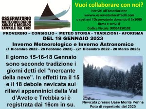 Proverbio del 19 Gennaio 2023