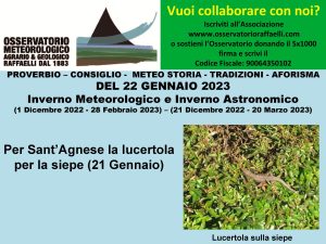 Proverbio del 22 Gennaio 2023