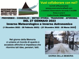 Proverbio del 27 Gennaio 2023