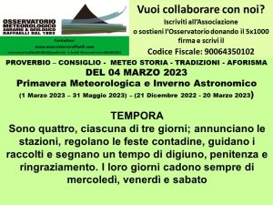 Proverbio del 04 Marzo 2023