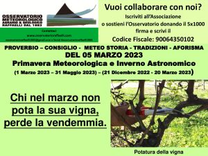 Proverbio del 05 Marzo 2023