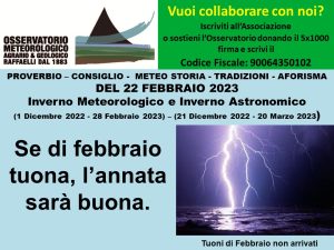 Proverbio del 22 Febbraio 2023