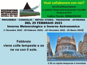 Proverbio del 25 Febbraio 2023