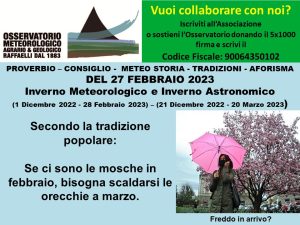 Proverbio del 27 Febbraio 2023